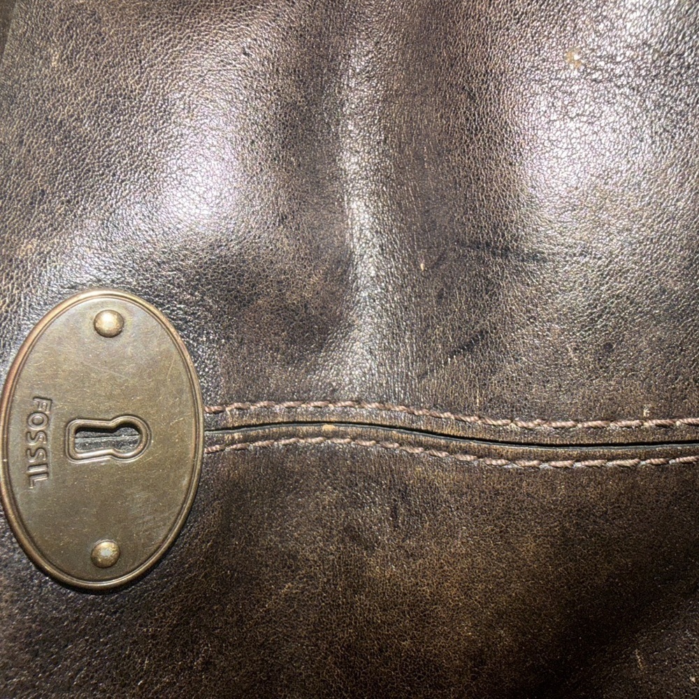 Vintage Elegant Black Leather Shoulder Bag - Picture 10 of 12